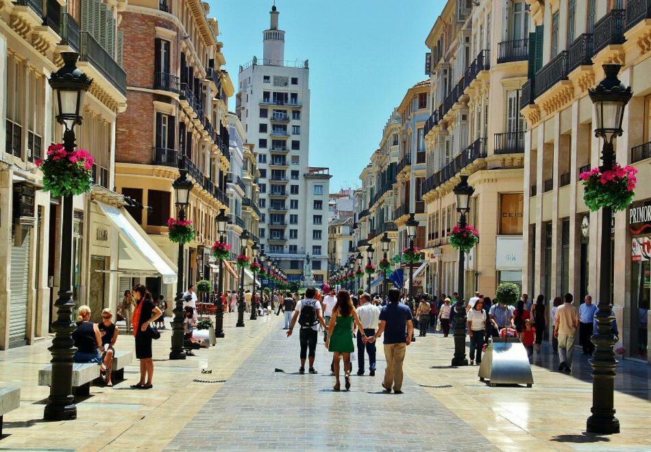 Piso Plaza De Las Flores Málaga Exteriör bild